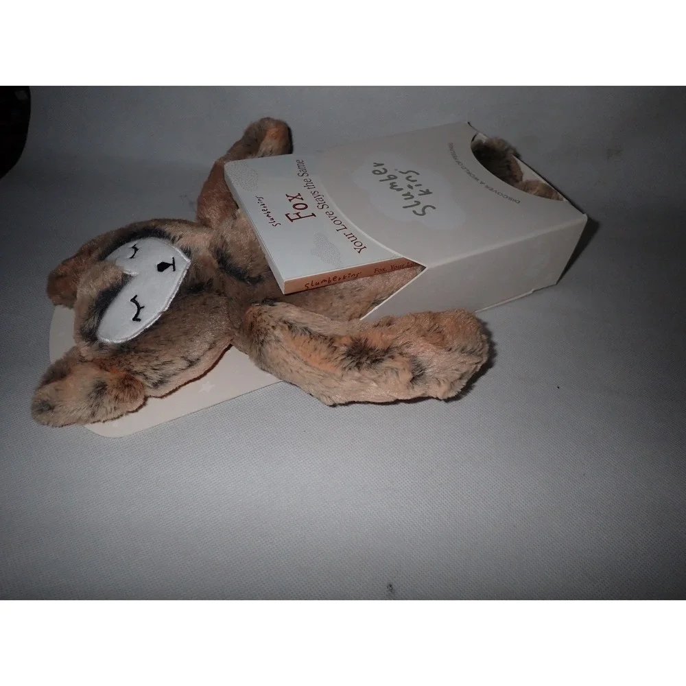Slumberkins Woodland Fox Kin Plush Stuffed Animal Book Set Family Change 14